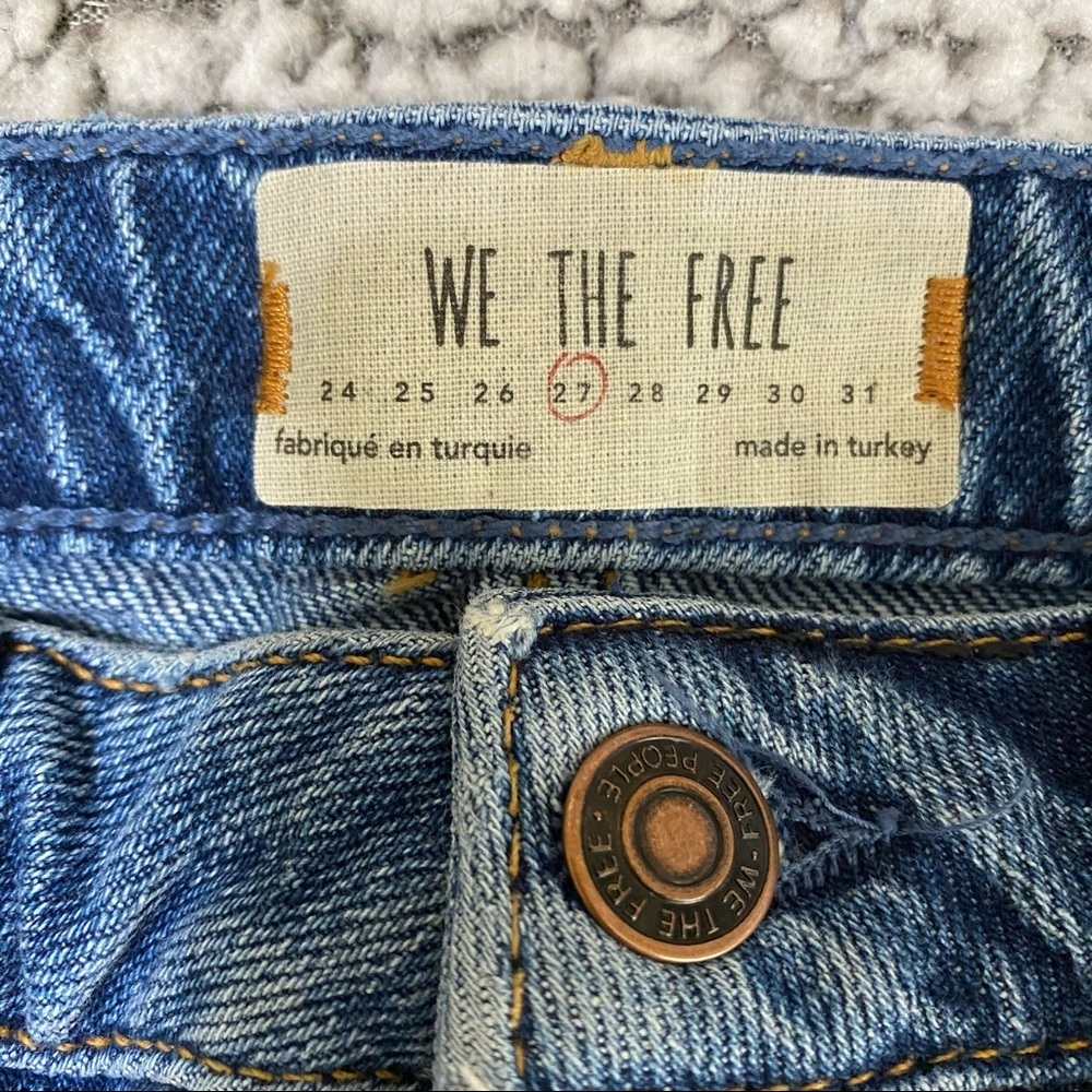 We the Free Denim Mini Skirt Size 27 - Picture 2 of 4